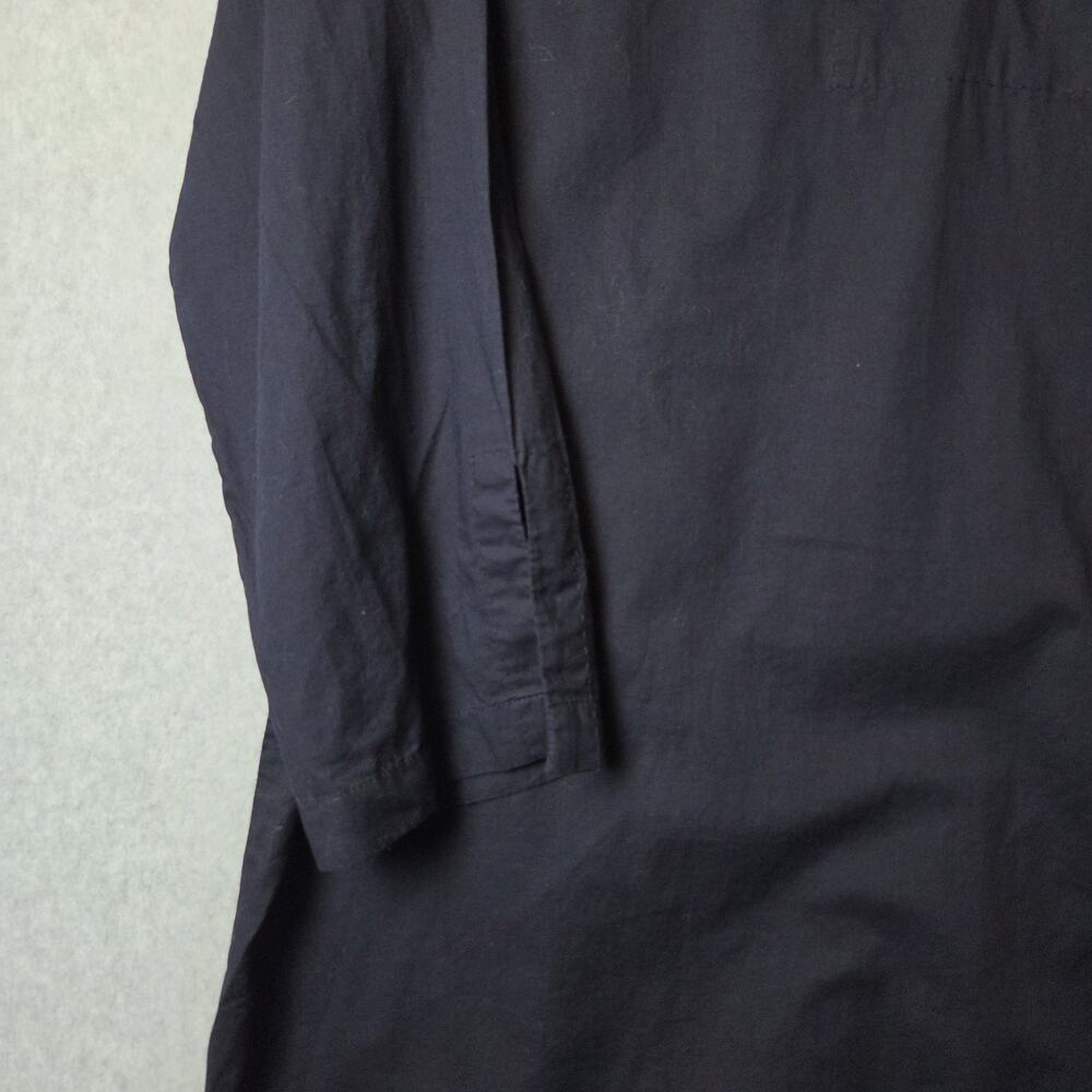 Lands' End 100% Lightweight Cotton Navy 3/4 Sleeve Shift Tunic Dress Plus 1X - Picture 5 of 14